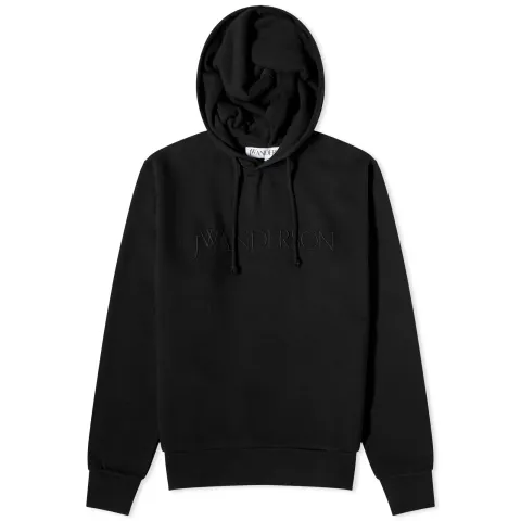 Embroidered Logo Popover Hoodie