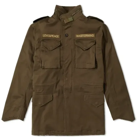 Embroidered Skull Logo M-65 Jacket