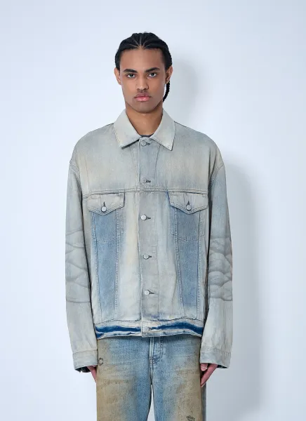Distressed Denim Jacket