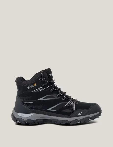 Regatta Holcombe III Waterproof Walking Boots Black