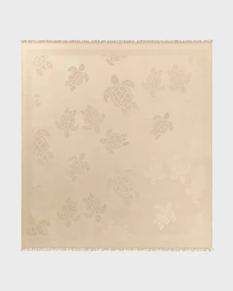 Vilebrequin Wool And Silk Scarf Ronde Des Tortues