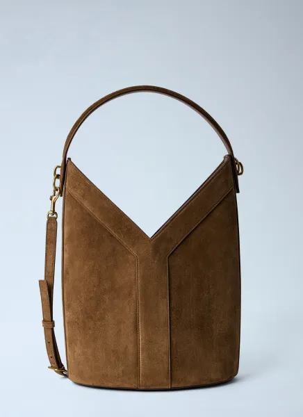Y Top-Handle Bucket Bag