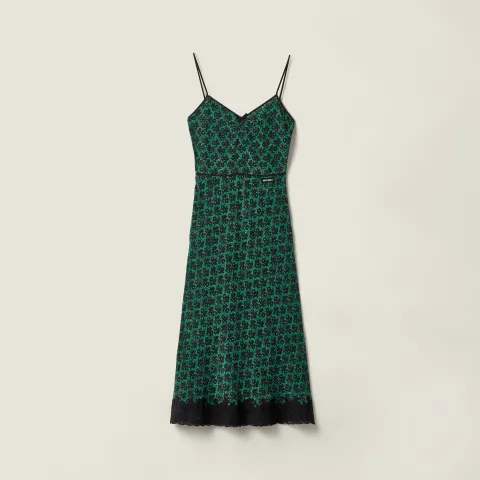 Crêpe de chine dress