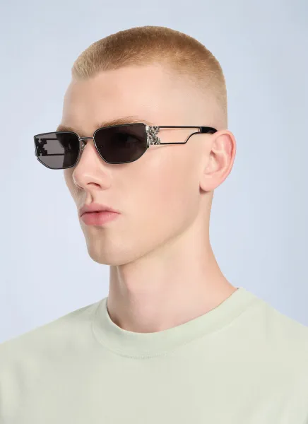 Off-White Allen Dark Grey Lens Sunglasses