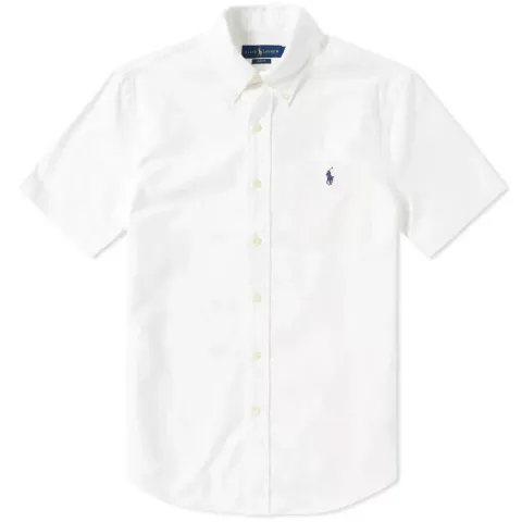 Short Sleeve Slim Fit Oxford Shirt