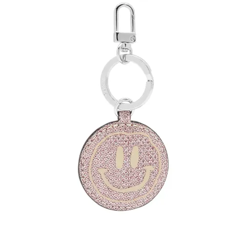 Smiley Glitter Keychain