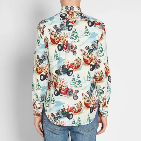 END. x Gitman Vintage Christmas Shirt