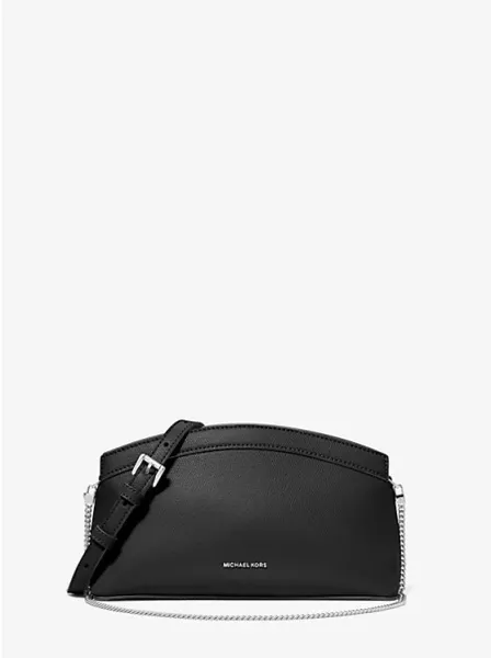 Michael Kors Athena Small Leather Convertible Clutch