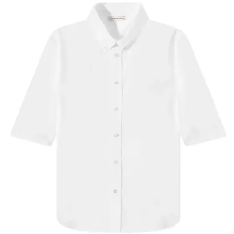 Skeleton Back Print Short Sleeve Shirt