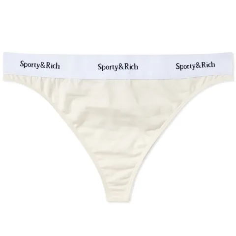 Serif Logo Thong