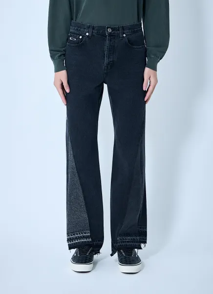 Twisted Wide Leg Jeans