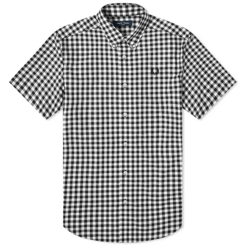 Short Sleeve Gingham Shirt