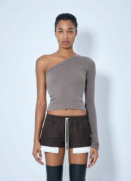 Asymmetric Long-Sleeve Top