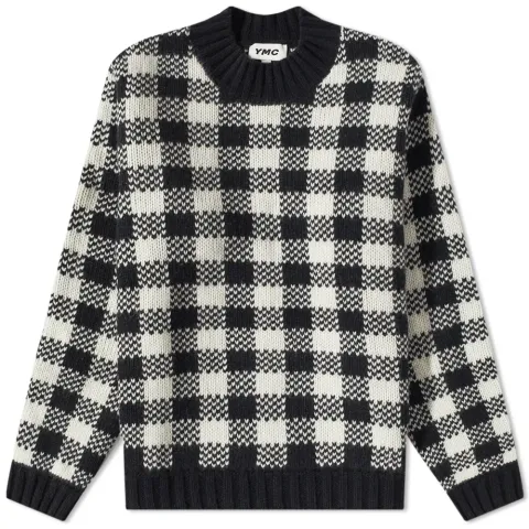 Bluto Checked Crew Knit