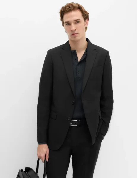 Marks & Spencer Tailored Fit Stretch Ultimate Suit Jacket Black