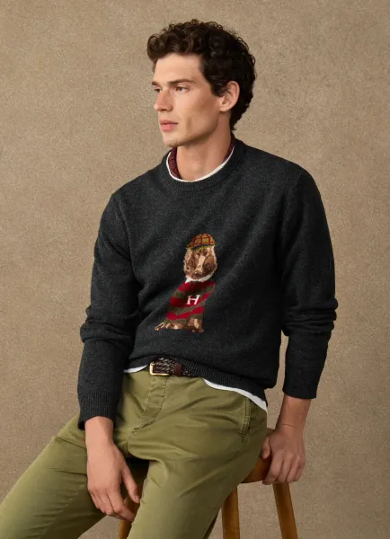 Merino Wool Harry Crew Neck Jumper
