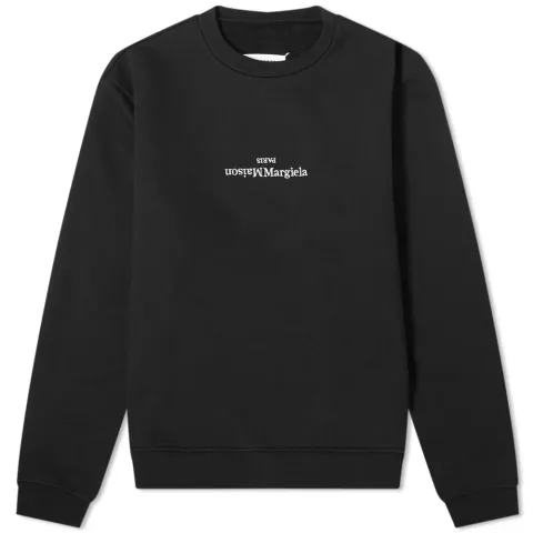 14 Embroidered Text Logo Crew Sweat