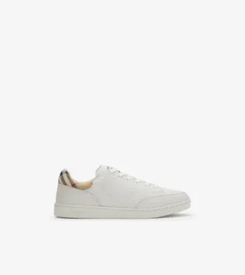 Leather Set Sneakers​ in Porcelain white/sand beige