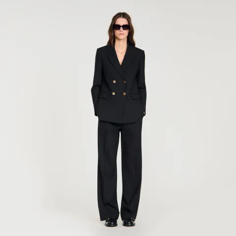 Wool suit jacket