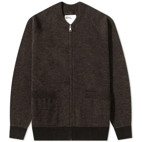 MHL. by Margaret Howell Knitted Bomber Cardigan