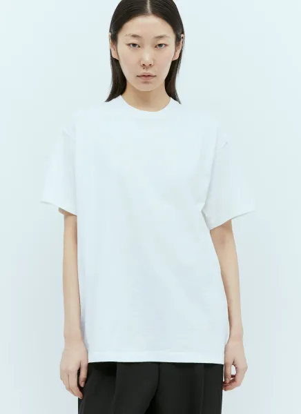 Straight Cotton Jersey T-Shirt