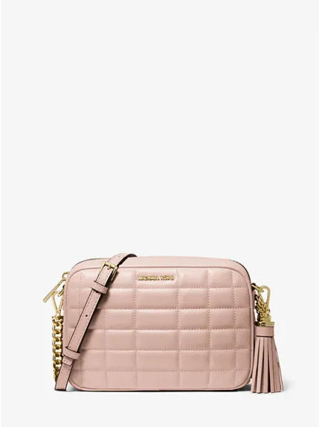 Michael Kors Jet Set Medium Quilted Leather Crossbody Bag
