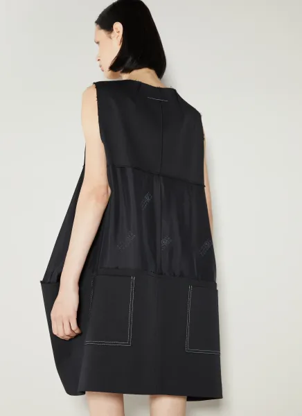 Raw Trims Dress