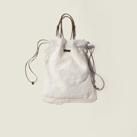 Lace tote bag