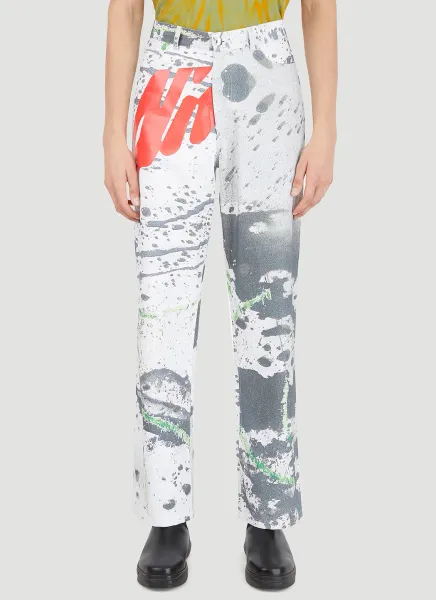 Splatter Print Pants