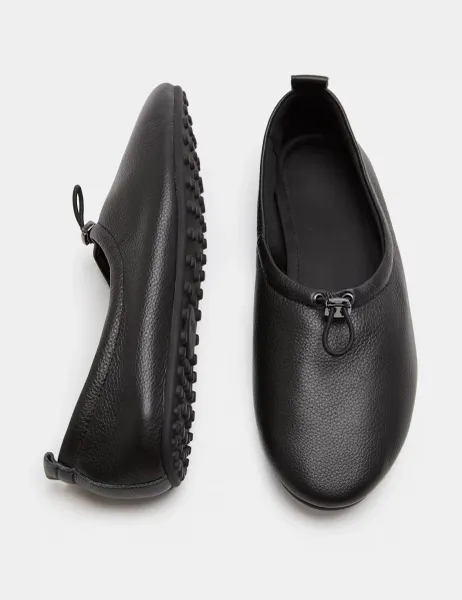 Marks & Spencer Leather Toggle Ballet Pumps