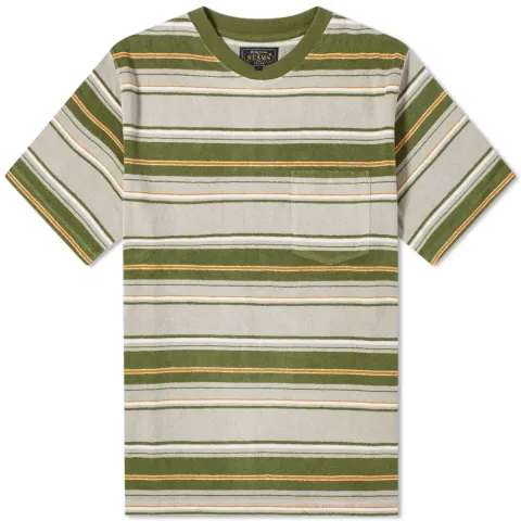 Pile Stripe Pocket T-Shirt