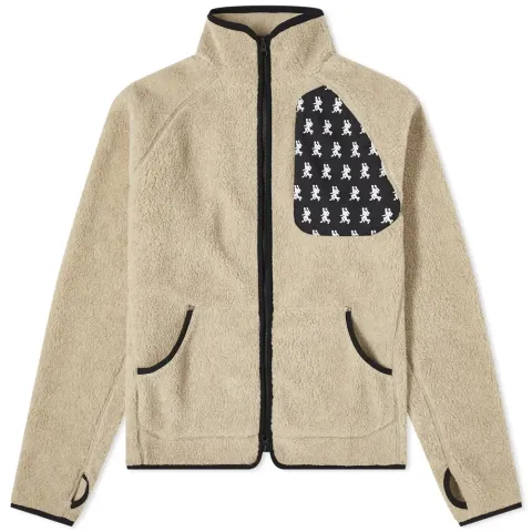 Greg Panelled Zip Fleece