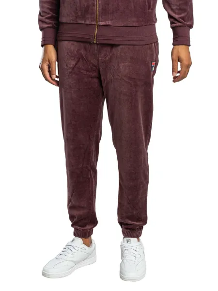 Eddie Velour Bamboo Badge Joggers