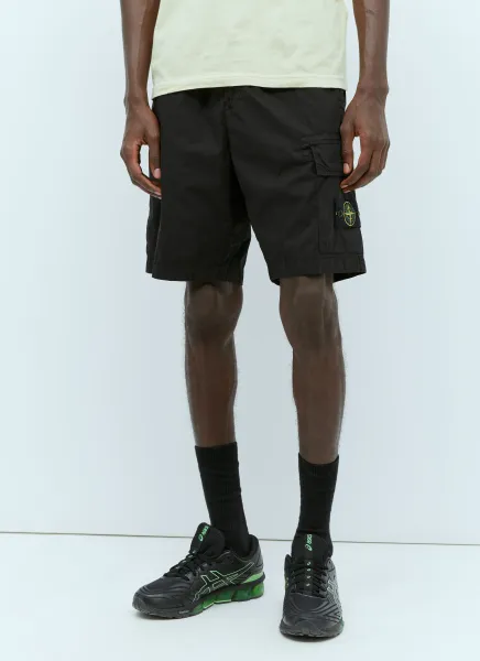 Logo Patch Bermuda Shorts