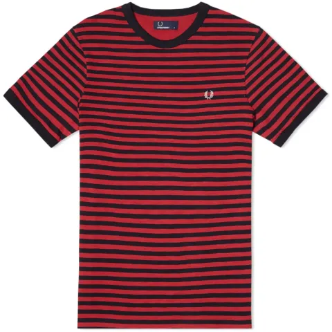 Fred Perry Slub Stripe Ringer Tee