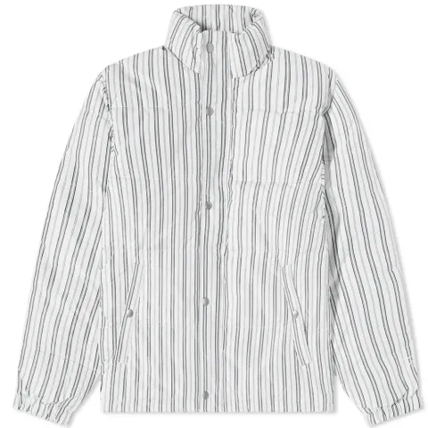 Stripe Down Puffer Jacket