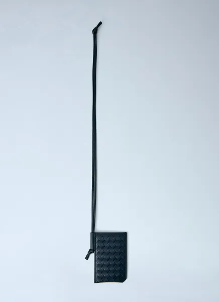 Intrecciato Piccolo Badge Holder