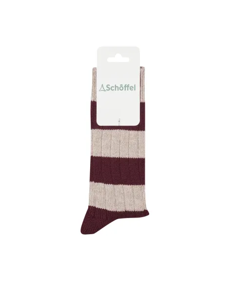 Schöffel Country Women's Hilton Rugby Socks - Port