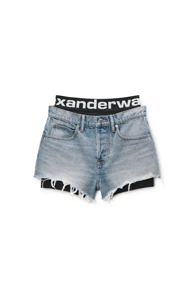 PRE-STYLED RELAXED LOGO BIKE SHORT