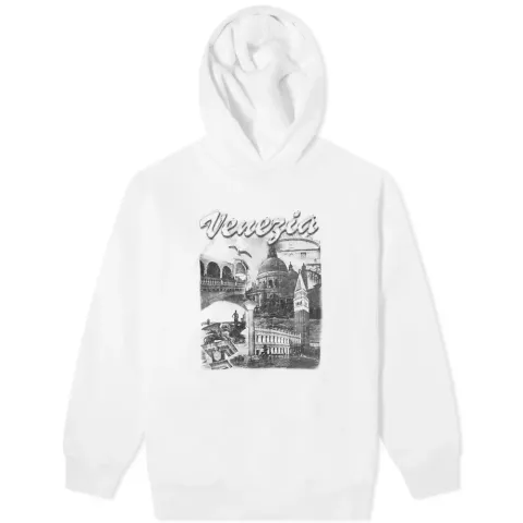 Venezia Print Oversized Hoodie