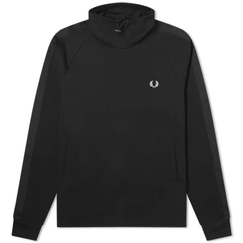Long Sleeve Tape Funnel Neck T-Shirt