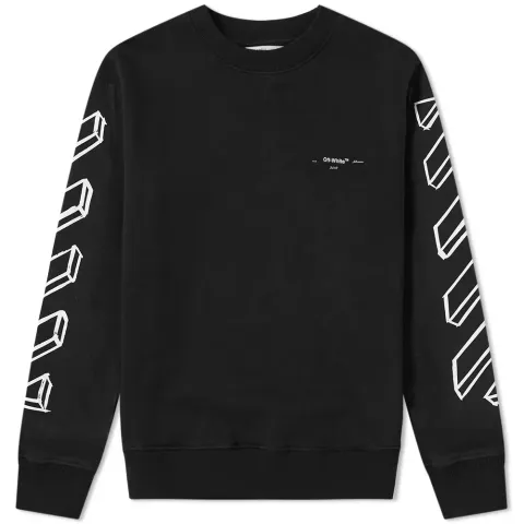 Diagonal Marker Arrows Crew Sweat