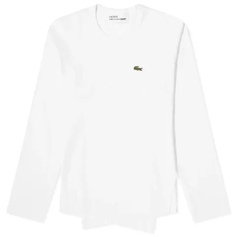x Lacoste Long Sleeve Asymmetric T-Shirt