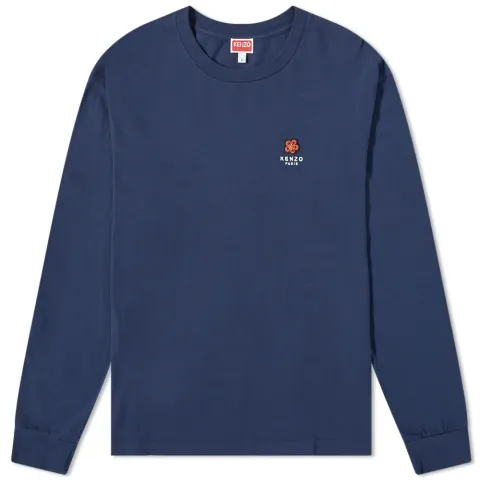 Kenzo Long Sleeve Back Logo T-Shirt