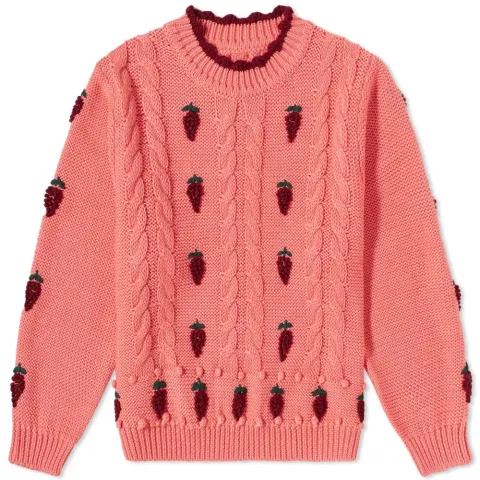 Linden Knitted Jumper With Grapes