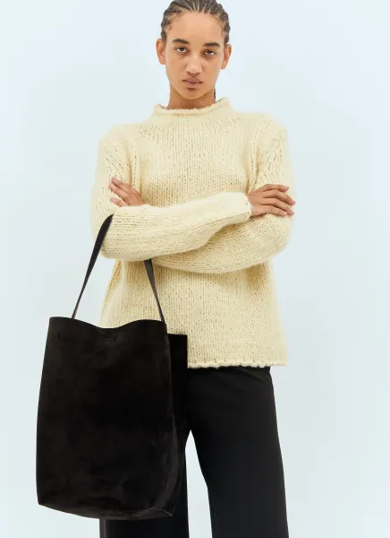 Large N/S Park Suede Tote Bag