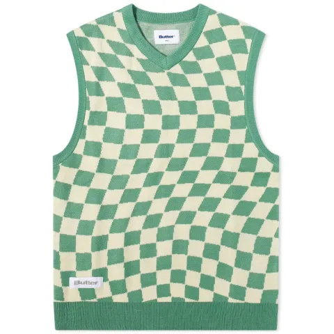 Checker Knit Vest