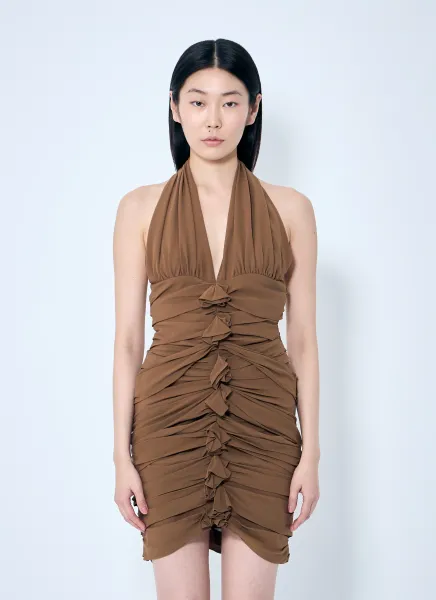 Silk Halter Dress