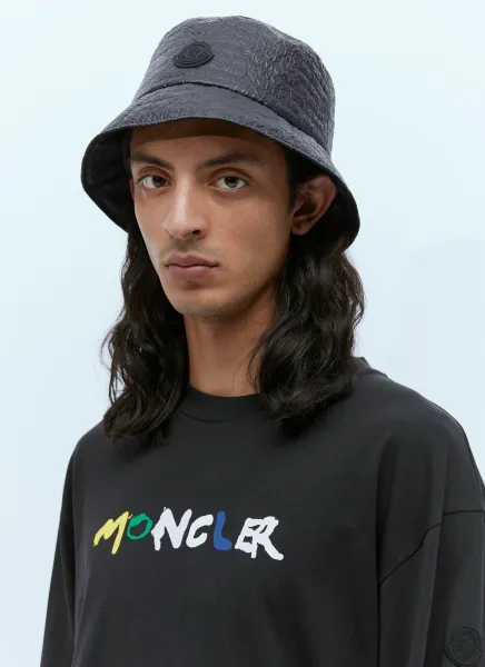 Logo Patch Bucket Hat