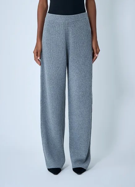 Wool-And-Cashmere-Blend Pants